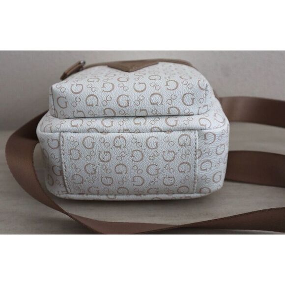Guess SG882791 Women's White Insignia Crossbody Bag Purse - Picture 5 of 12